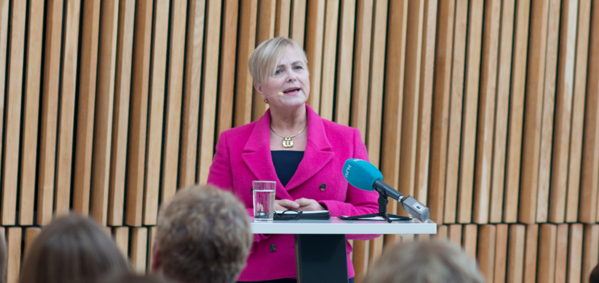 KULTURMINISTEREN: Kulturminister Thorhild Widvey legger idag fram et budsjett på 13 milliarder kroner til kultur. 