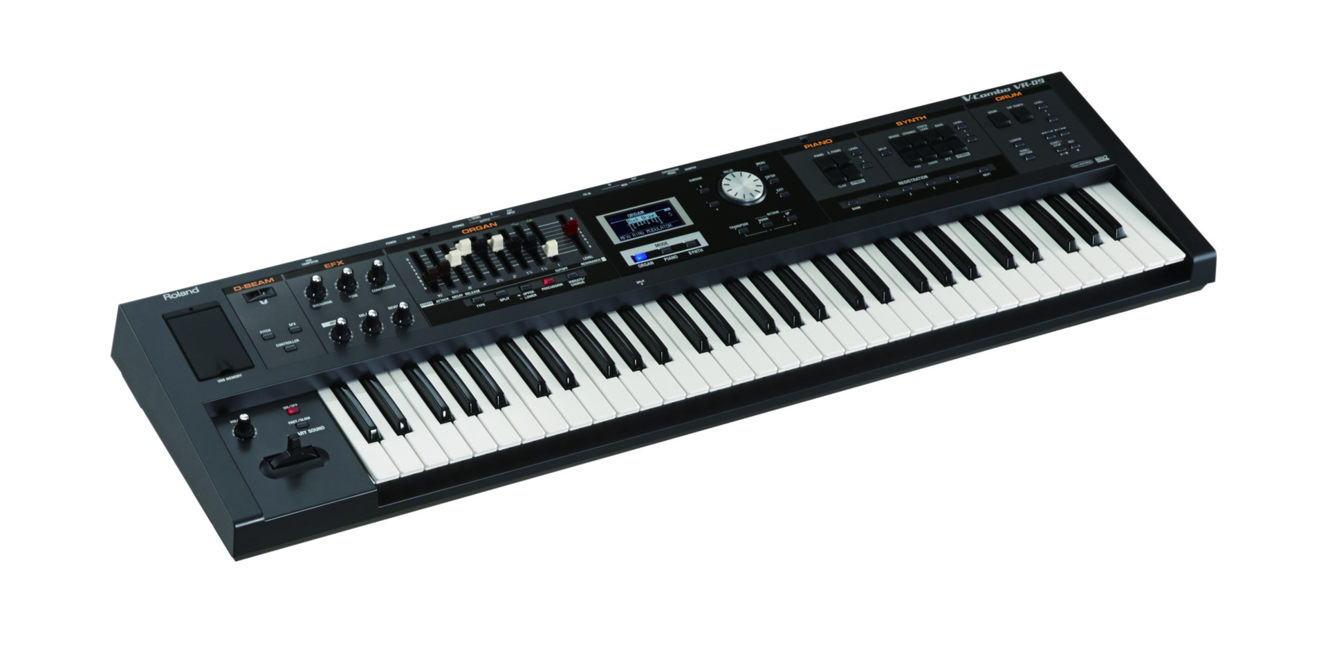 Roland VR-09, Roland Scandinavia AS, tlf.: 22 73 00 74, www.roland.no, pris: kr 6095,-.