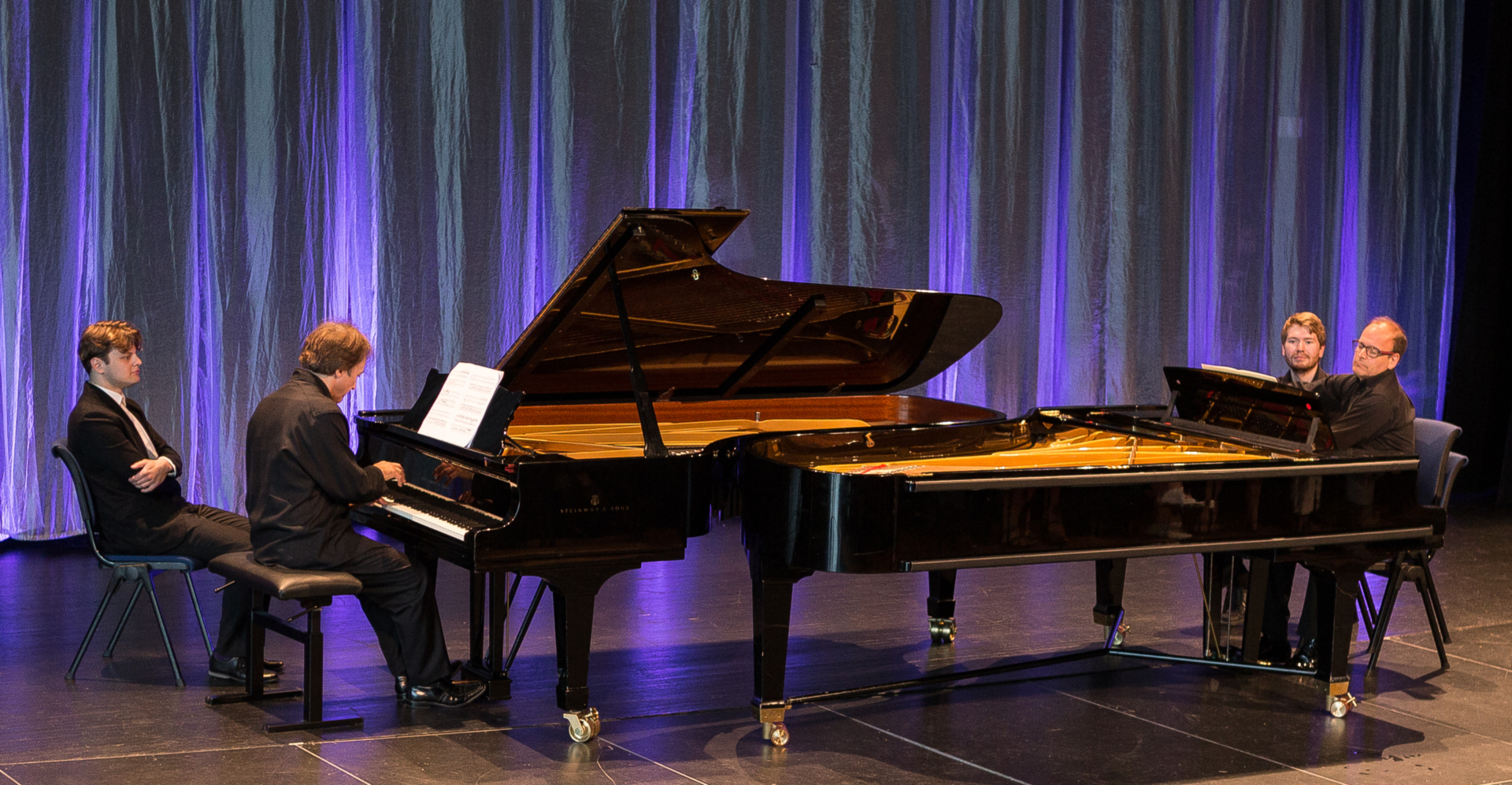 Flygelfestival: Det var alle flyglene i regionen som ga ideen om å arrangere en egen pianofestival, sier Knut Kirkesæther. Se kart over flyglene nederst i saken. 