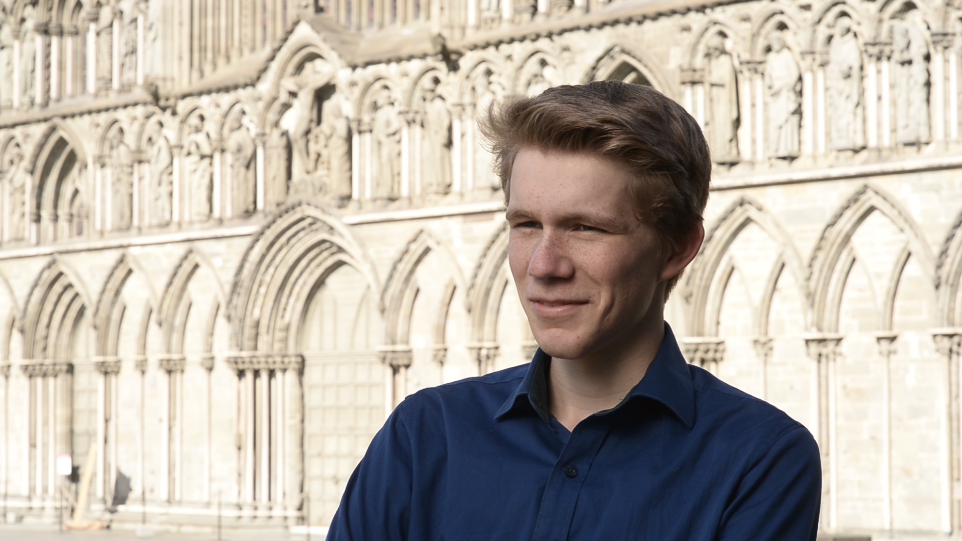 Orgelpilegrim: Jon Martin Høie er en av orgelpilegrimene som spilte i Nidarosdomen i forrige uke.