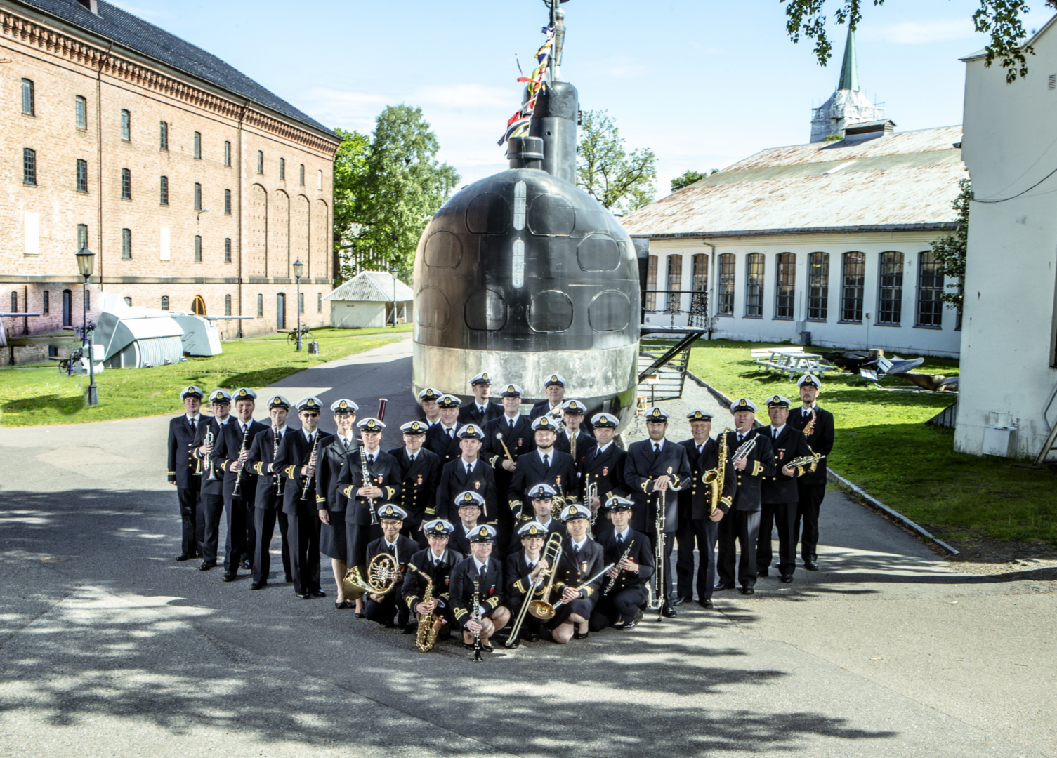 FORESLÅTT NEDLAGT: Marinemusikken i Horten.