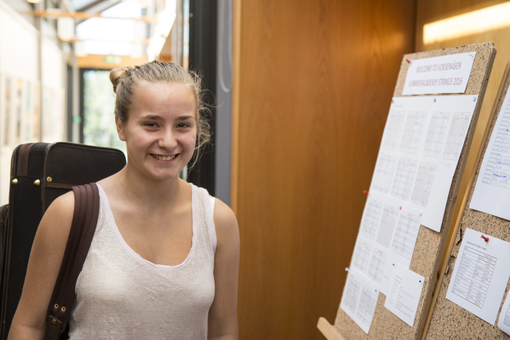 Yngste deltaker: Victoria Lewis (15) er en av de yngste deltakerne på Sommerakademiet. Dette er et av fire kurs på totalt syv uker som hun er med på i sommerferien. 
