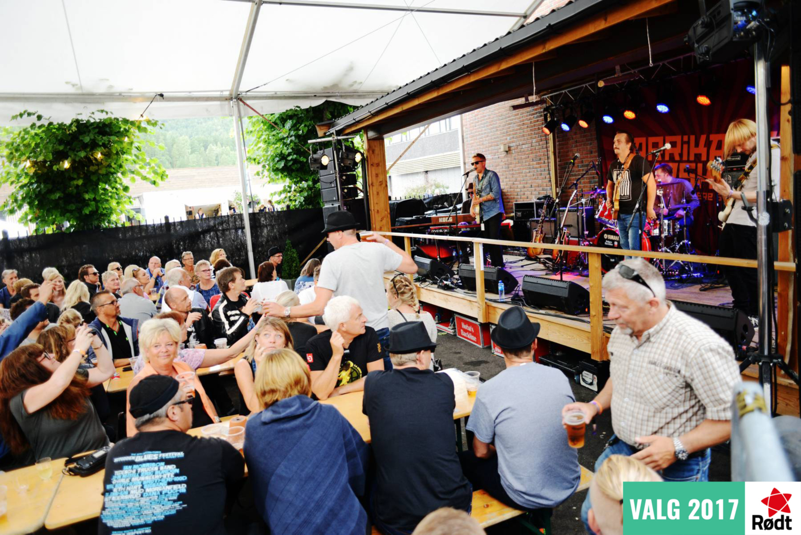 Løfte arrangørene: SV vil ha et tydelig løft i arrangørstøtta, for å sikre festialver og konserter over hele landet. Bildet er fra årets utgave av Notodden bluesfestival. 