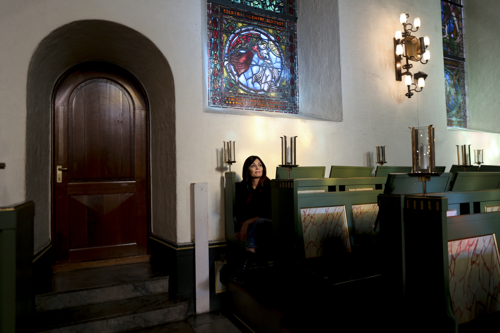 Med hele seg: Kirkerommet har alltid vært viktig for Solfrid. Her fra Oslo domkirke, der hun har holdt mange konserter.