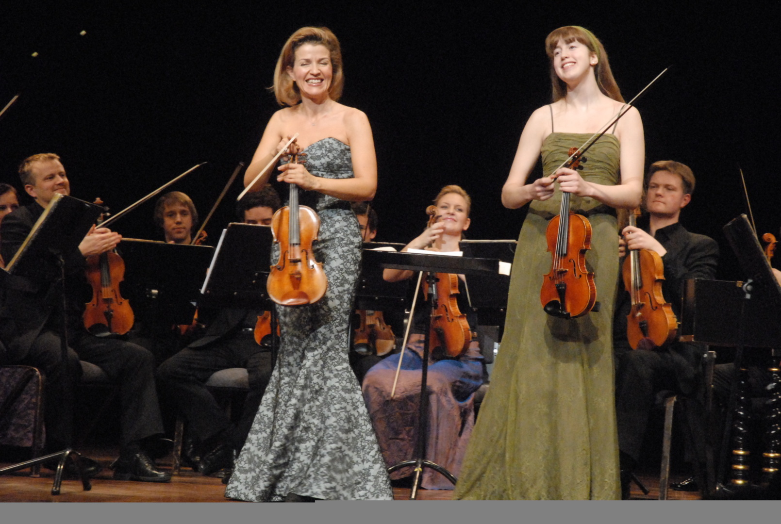 To fiolinstjerner: Anne-Sophie Mutter, Vilde Frangs mentor.