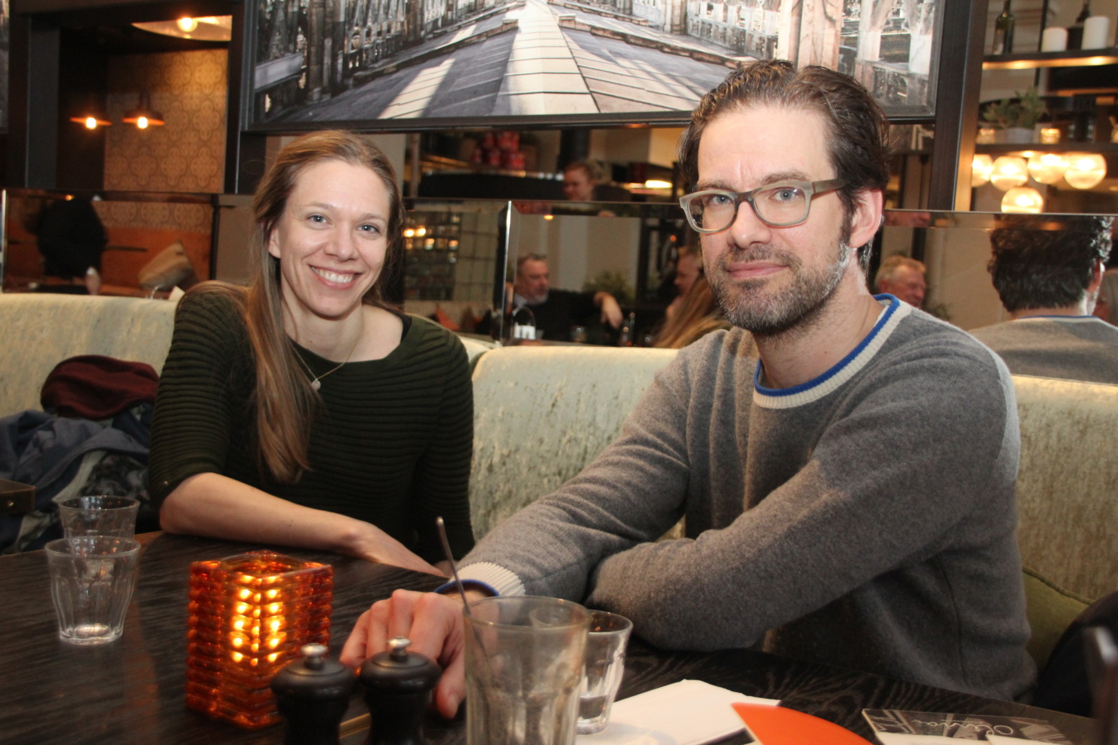 Har utforska hukommelsen: Sanger og danser Silje Aker Johnsen og komponist og regissør Erik Dæhlin.