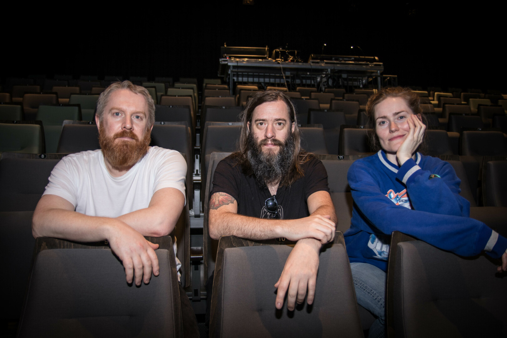 Testerne: F.v. Tormod Friis Pettersen, Torgeir Waldemar og Signe Marie Rustad.