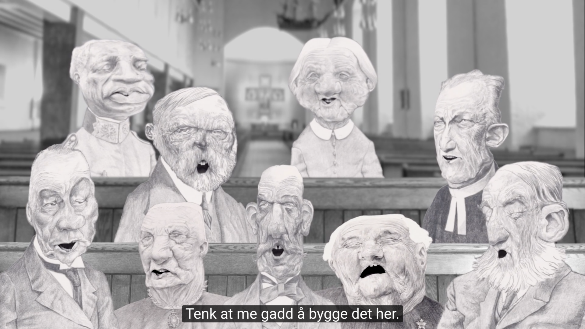 Satire: Til fjorårets album For folk flest laget Hans Martin satiriske animerte musikkvideoer med framtredende politikere.