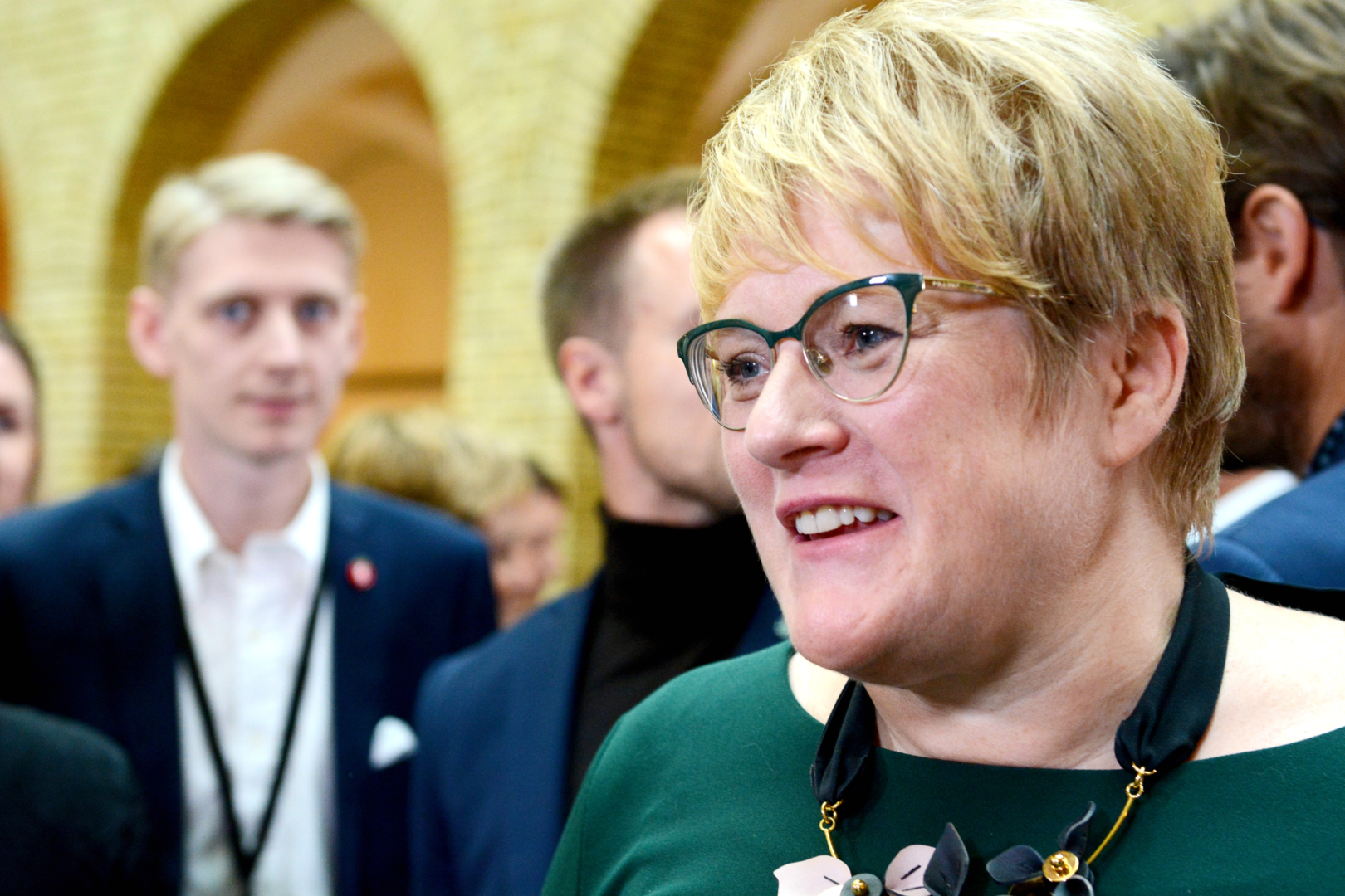 Første budsjett: Kulturminister Trine Skei Grande la fram sitt første kulturbudsjett i dag.