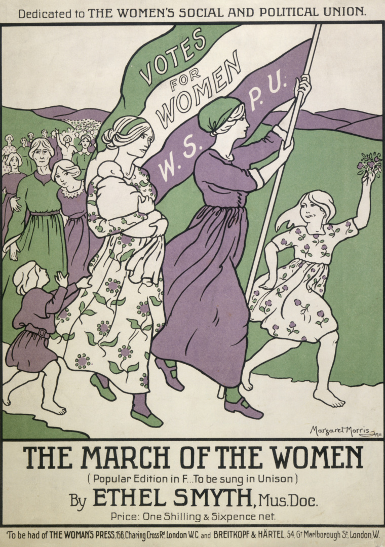 Kjempa for kvinnene: Komponisten Ethel Smyth er én av dem vi blir bedre kjent med i serien «She composes like a man». Hun engasjerte seg for kvinnners stemmerett gjennom Suffragette-bevegelsen i Storbritannia. «The march of the women» ble bevegelsens offisielle kampsang.