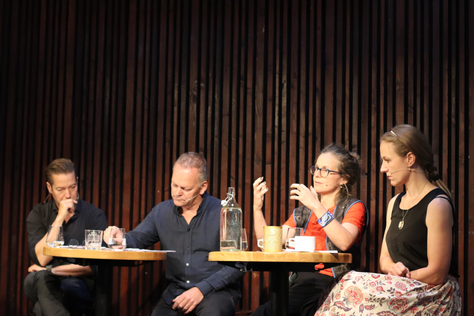 Debattantene: Panelet bestod av Lars Petter Hagen, Karl Seglem, Guro Skumsnes Moe og Hedvig Mollestad.