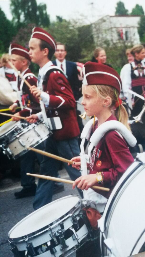 Skolekorps: Siv Øyunn har, i likhet med mange musikere, trådd sine barnesko i korps.