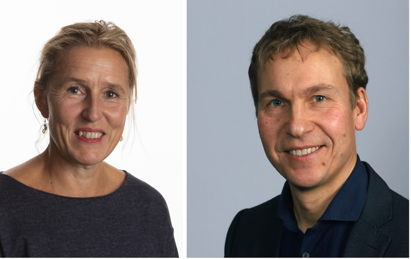 Anne-Sofie Hjemdahl og Ola K. Berge i Telemarksforsking.
