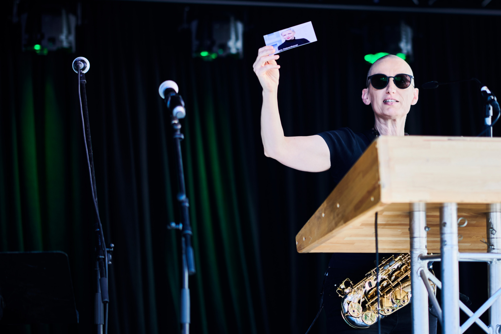 MUSIKALSK PROTEST: Mange musikere i Stuttgart har stilt opp med musikalsk støtte til kollegaen som nå er fengsla i Hviterussland.