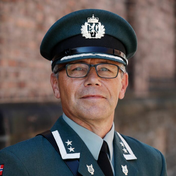 Oberstløytnant Pål Wilhelm Magnussen, sjef for Forsvarets musikk.