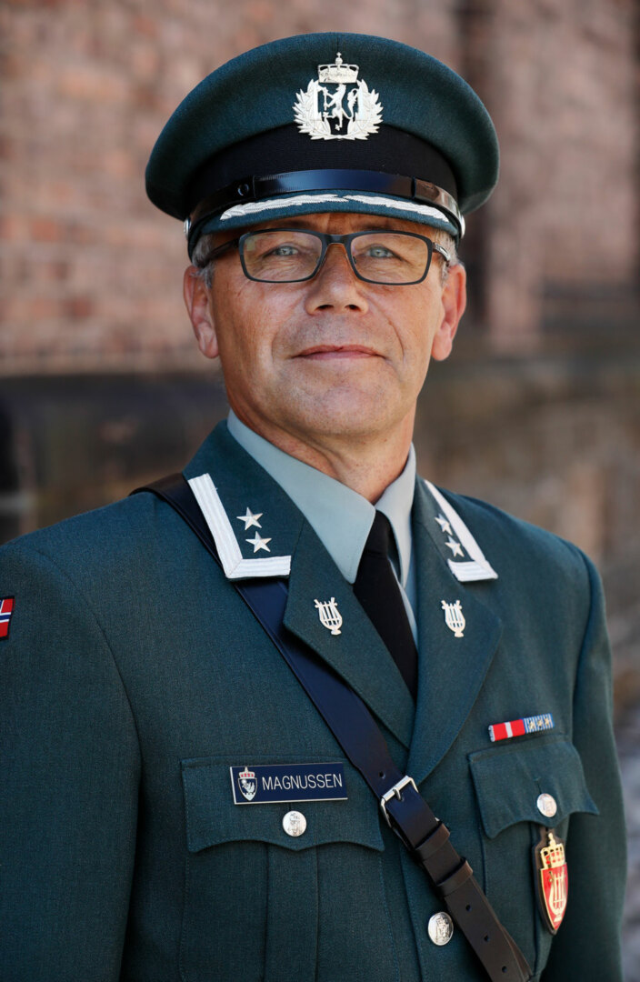 Oberstløytnant Pål Wilhelm Magnussen, sjef for Forsvarets musikk.