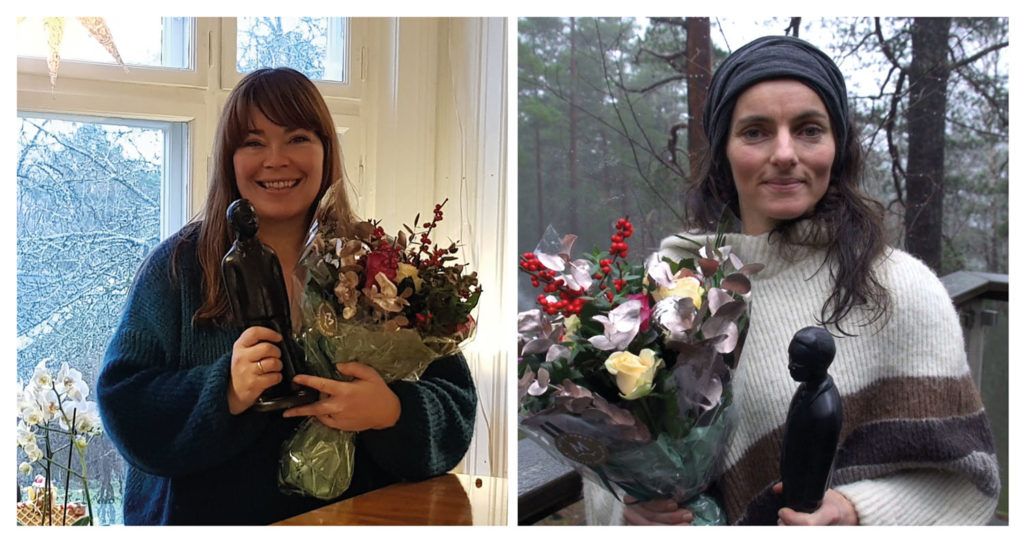 Solveig slettahjell og Maja Rathke mottar Buddy-prisen