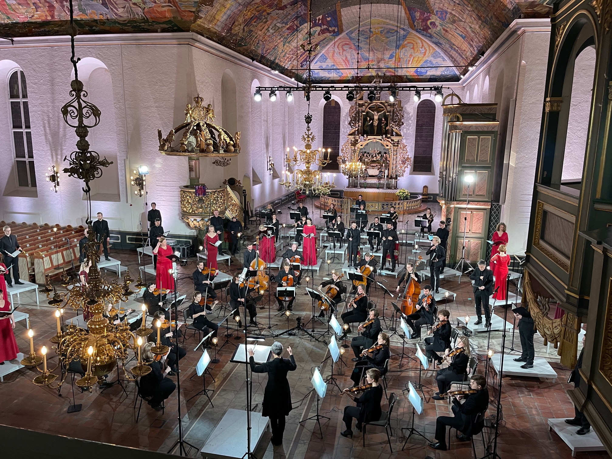 konsert i oslo domkirke sett fra koret