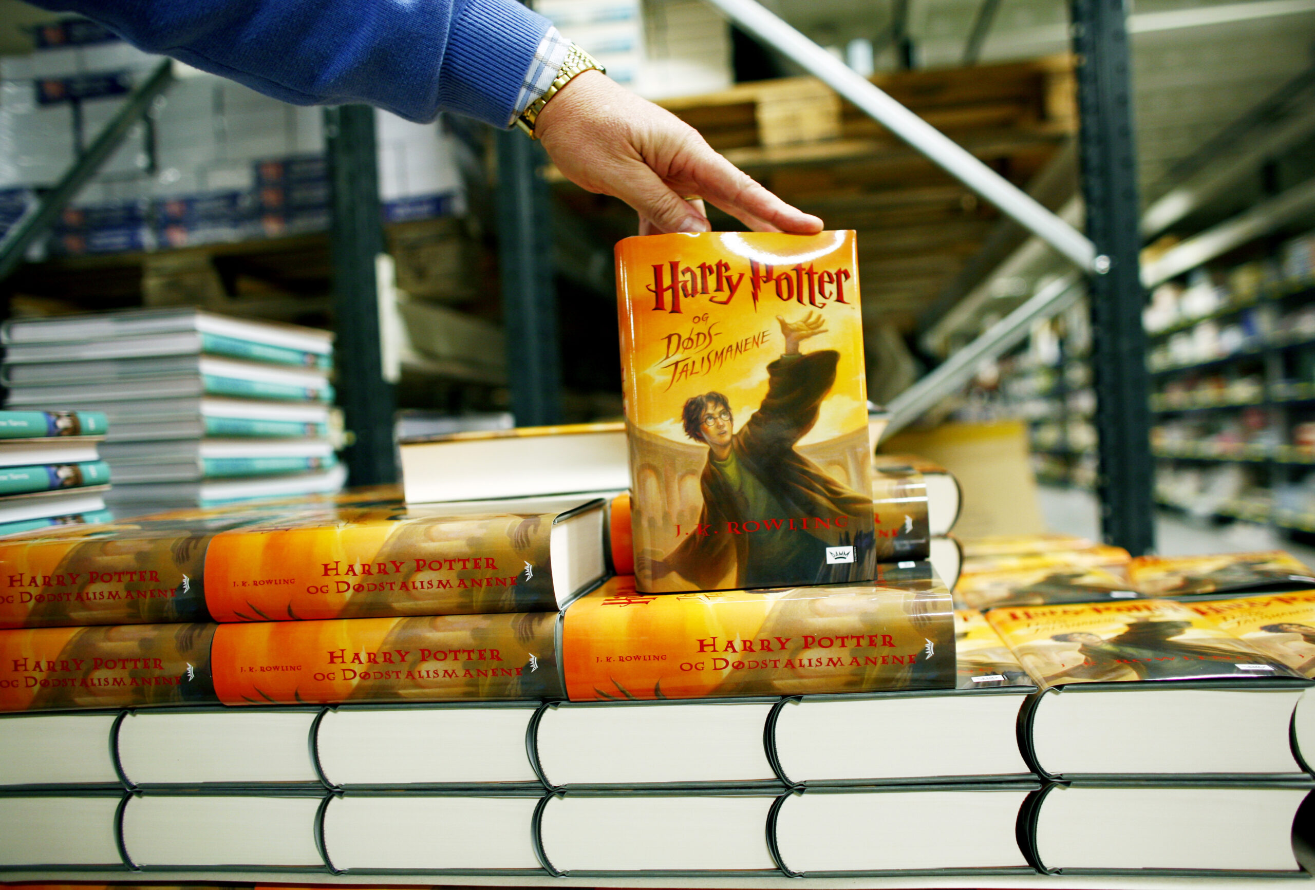 Bokstabel med Harry-Potter-bøker