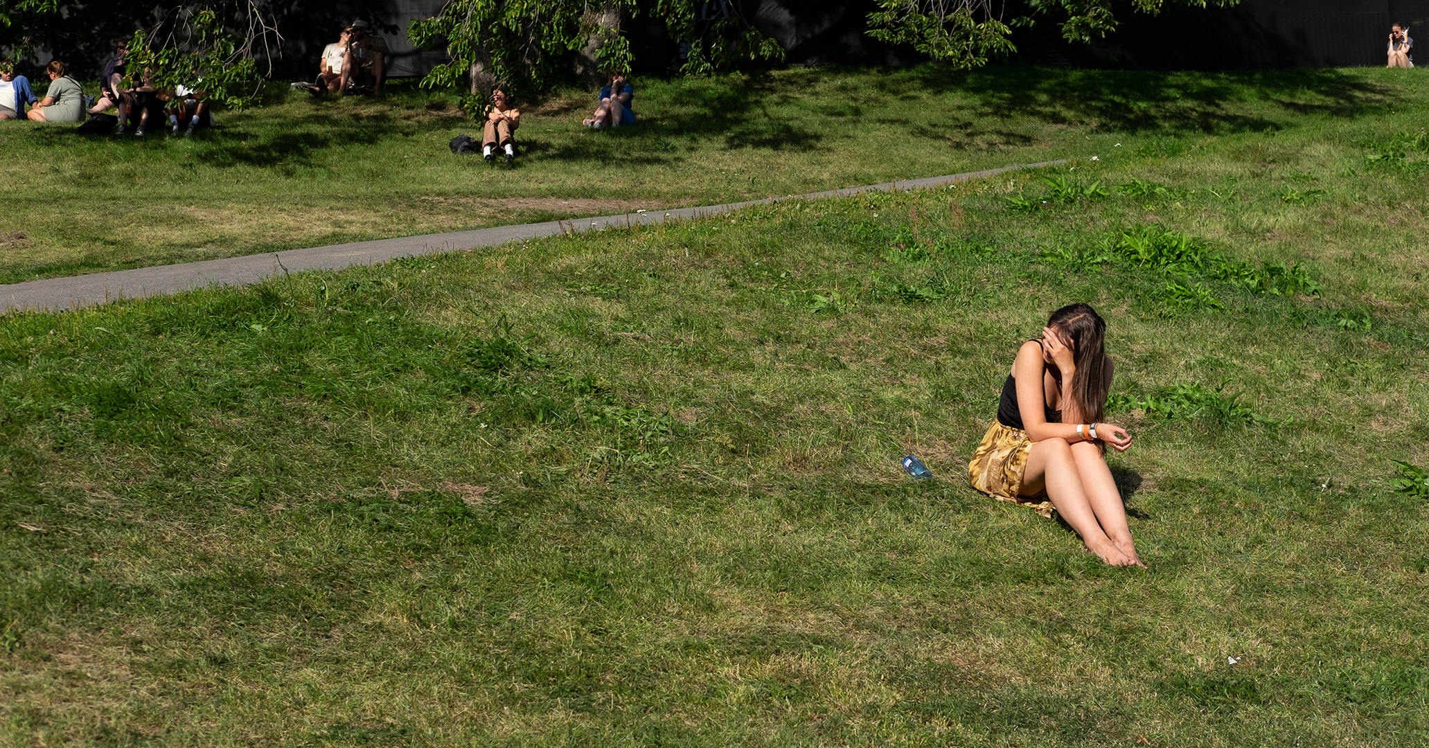 En publikummer på Øyafestivalen