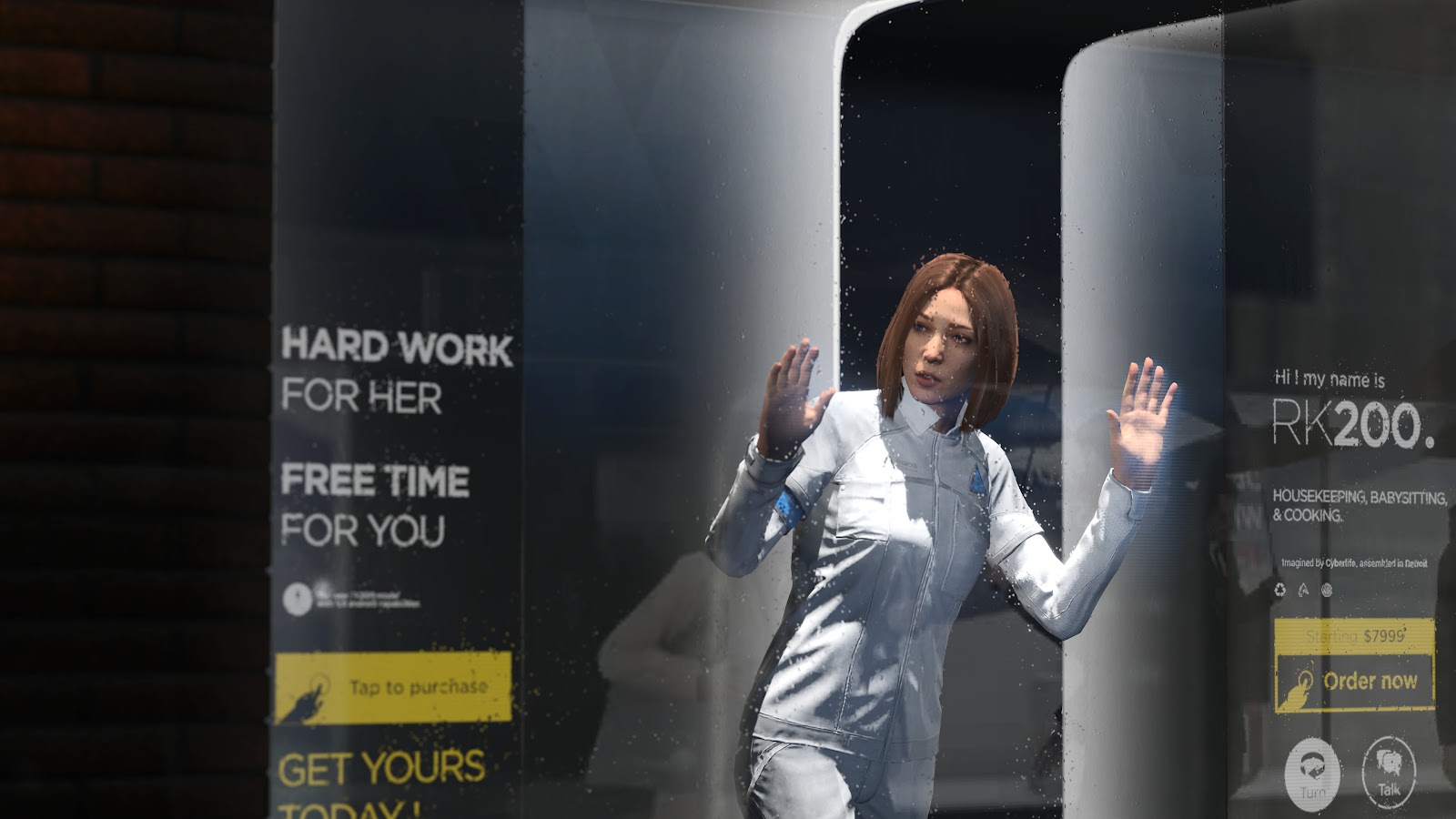 I «Detroit: Become Human» gjør kunstig intelligente arbeidsroboter opprør mot hverdagens åk. Her er en husholdningsmodell.