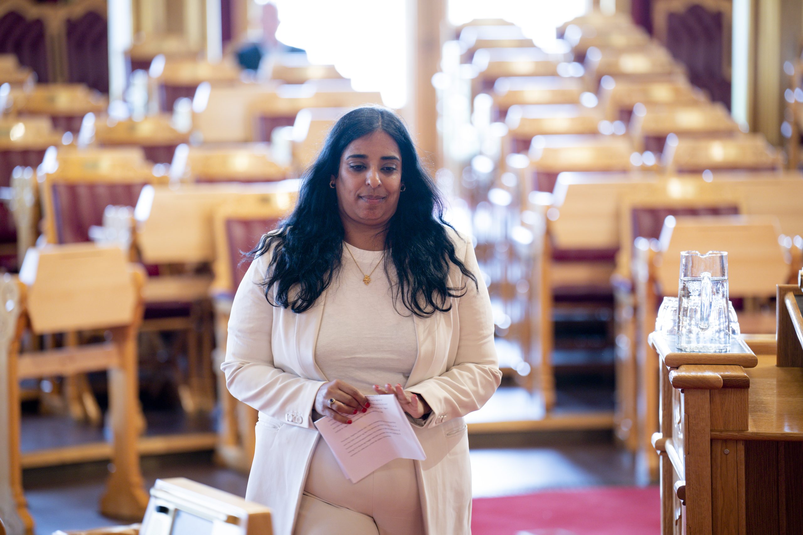 Lubna Boby Jaffery (Ap) i Stortinget