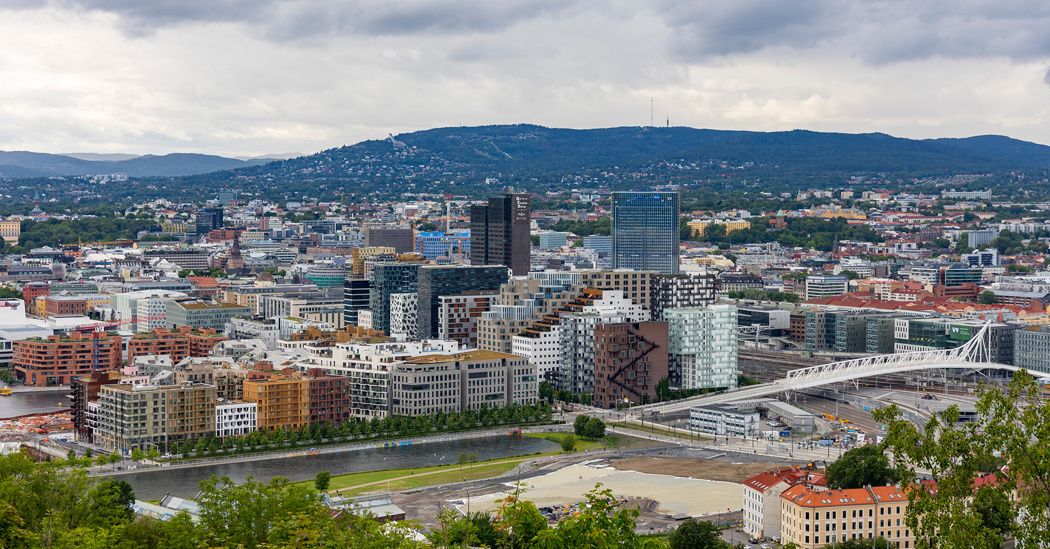 Utsikt fra Ekeberg over Oslo