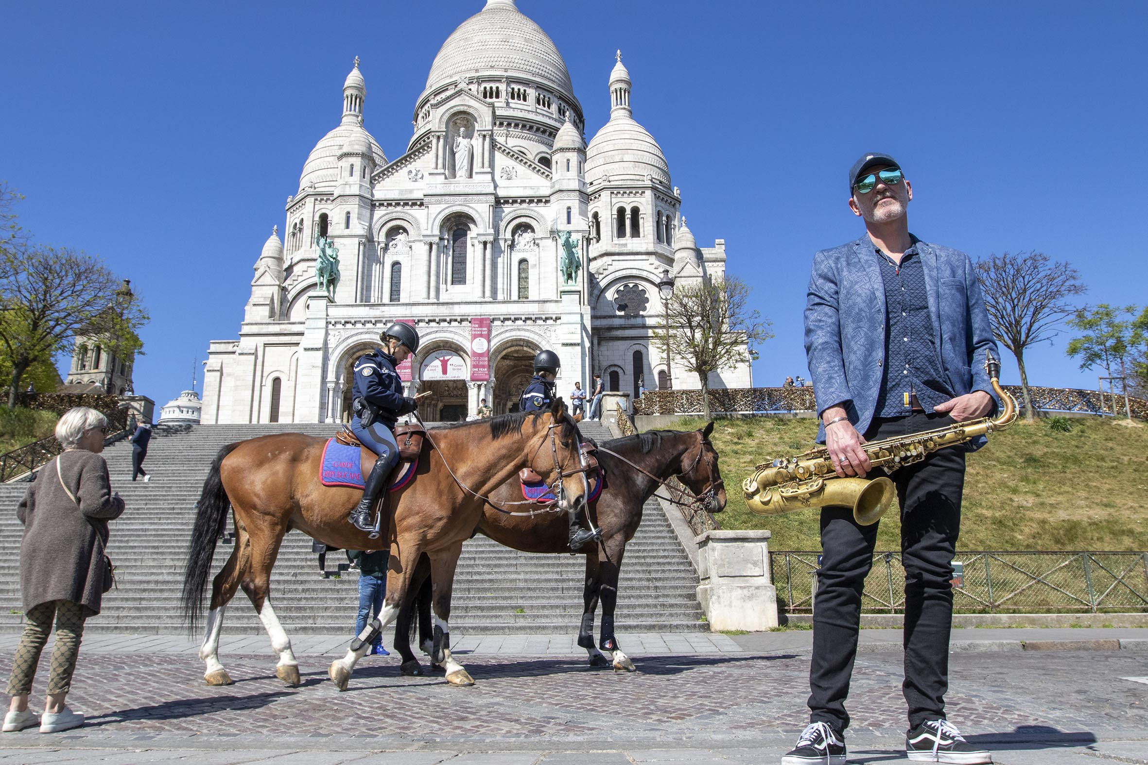 Petter Wettre ved Sacré- Coeur